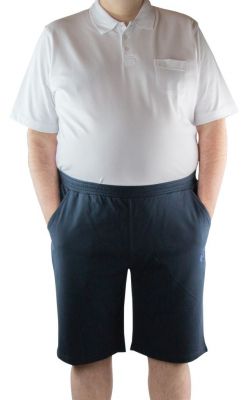 Bermuda de Jogging 100% Coton Bleu Marine Ahorn du 2XL au 10XL