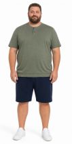 Bermuda de Jogging 100% Coton Bleu Marine Ahorn du 2XL au 10XL