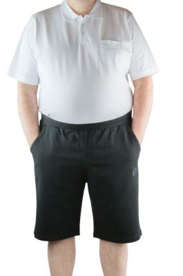 Bermuda de Jogging 100% Coton Noir Ahorn du 2XL au 10XL