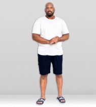 Bermuda de Jogging Bleu Marine JOHN de DUKE du 2XL au 8XL