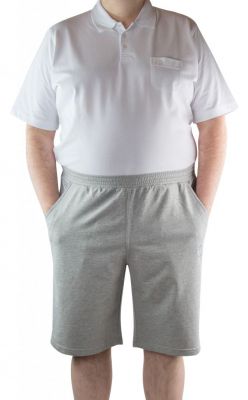 Bermuda de Jogging Coton Gris Ahorn du 2XL au 10XL