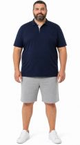 Bermuda de Jogging Coton Gris Ahorn du 2XL au 10XL