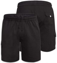 Bermuda de Jogging Noir Grande Taille JOHN de DUKE