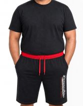 Bermuda de Jogging Taille Haute  Noir du 3XL au 8XL Lavecchia
