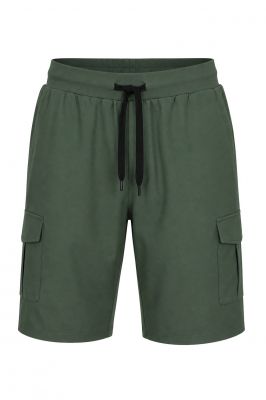 Bermuda de Jogging Taille Haute Kaki du 3XL au 8XL Lavecchia