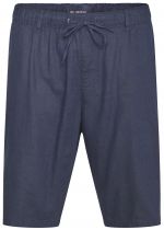 Bermuda Lin Bleu Marine All Size du 2XL au 8XL