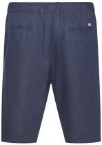 Bermuda Lin Bleu Marine All Size du 2XL au 8XL