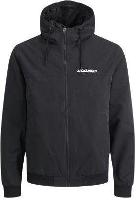 Blouson � Capuche Noir Jack&Jones du 3XL au 8XL
