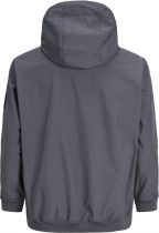 Blouson &agrave; Capuche Softshell Gris Jack&Jones du 3XL au 8XL