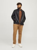 Blouson Noir Jack&Jones du 3XL au 8XL