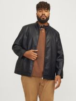 Blouson Noir Jack&Jones du 3XL au 8XL