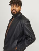 Blouson Noir Jack&Jones du 3XL au 8XL