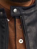 Blouson Noir Jack&Jones du 3XL au 8XL