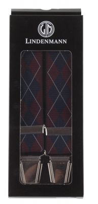 Bretelles Grande taille Bordeaux Lindenmann