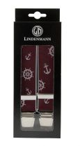 Bretelles Grande taille Bordeaux Lindenmann