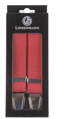 Bretelles Grande taille Rouge � Pois Lindenmann