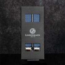 Bretelles Grande Taille Unies Bleu-Gris LINDENMANN