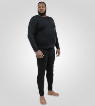 Caleçon long Thermique Noir Duke Du 2XL au 8XL