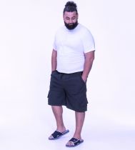 Cargo Short \ Nick\  Bleu Marine de DUKE du 1XL au 8XL