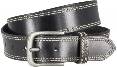 Ceinture Cuir Noir de 120 � 150 cm Lindenmann