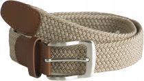 Ceinture Textile Tressée Beige Duke du 2XL au 6XL