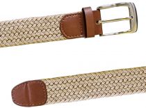 Ceinture Textile Tressée Beige Duke du 2XL au 6XL