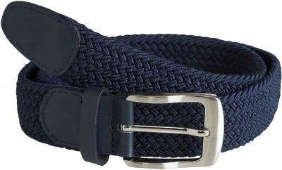 Ceinture Textile Tress�e Bleu Marine Duke du 2XL au 6XL