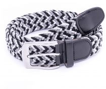 Ceinture Textile Tressée Grise Duke Du 2XL au 8XL