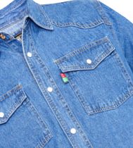 Chemise Jean Bleu Grande Taille Homme WESTERN de DUKE du 1XL au 8XL