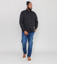 Chemise Jean Noir Grande Taille Homme WESTERN de DUKE du 1XL au 6XL