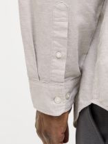 Chemise Lin Manches Longues Beige du 3XL au 8XL