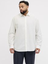 Chemise Lin Manches Longues Blanche du 3XL au 8XL