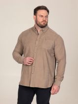 Chemise Manches Longues Beige Duke Du 3XL au 8XL