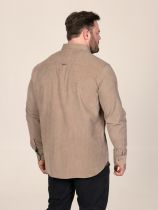 Chemise Manches Longues Beige Duke Du 3XL au 8XL