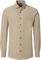 Chemise Manches Longues Beige Redmond du 2XL au 6XL