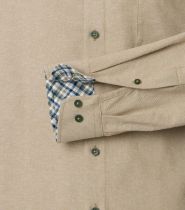 Chemise Manches Longues Beige Redmond du 2XL au 6XL