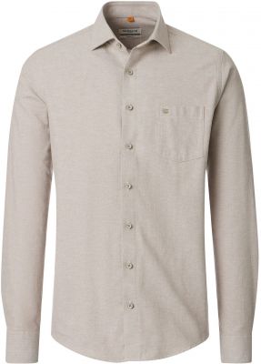 Chemise Manches Longues Beige Redmond du 2XL au 6XL