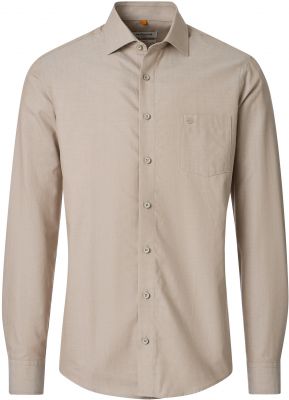 Chemise Manches Longues Beige Redmond du 3XL au 6XL