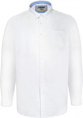 Chemise Manches Longues Blanche Duke Du 2XL au 8XL