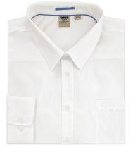 Chemise Manches Longues Blanche Duke Du 2XL au 8XL