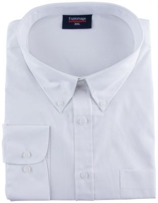 Chemise Manches Longues Blanche Espionage du 2XL au 8XL