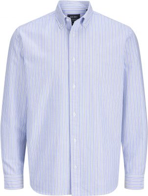 Chemise Manches Longues Bleu � Rayures Jack&Jones du 3XL au 8XL