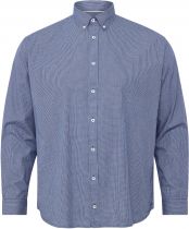 Chemise Manches Longues Bleu Marine All Size du 3XL au 8XL