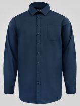 Chemise Manches Longues Bleu Marine Duke du 2XL au 8XL