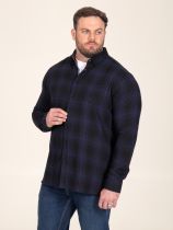 Chemise Manches Longues Bleu Marine Duke Du 3XL au 6XL