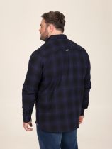 Chemise Manches Longues Bleu Marine Duke Du 3XL au 6XL