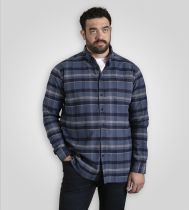Chemise Manches Longues Bleu Marine Duke Du 3XL au 8XL