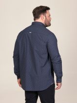 Chemise Manches Longues Bleu Marine Duke Du 3XL au 8XL