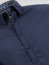 Chemise Manches Longues Bleu Marine Duke Du 3XL au 8XL