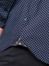 Chemise Manches Longues Bleu Marine Duke Du 3XL au 8XL
